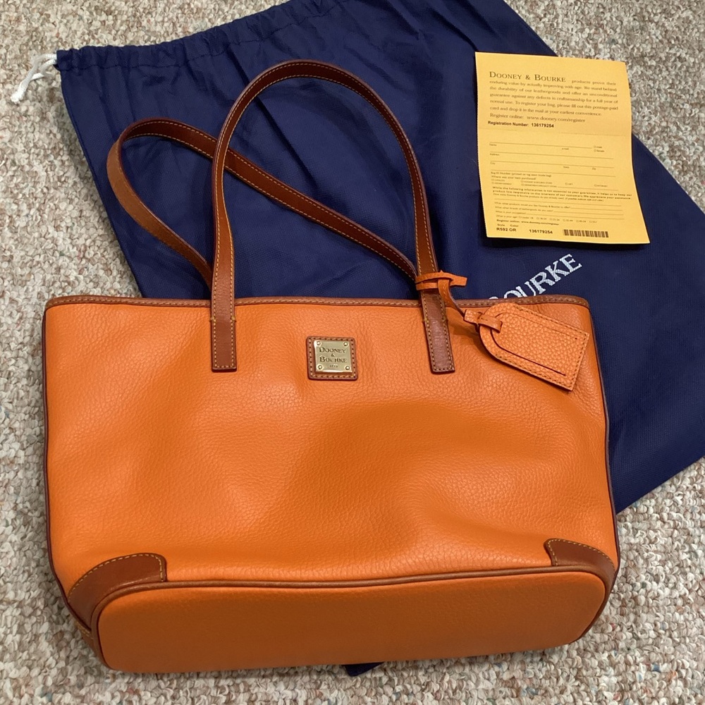 Dooney & Bourke Pebbled Leather Charleston Tote